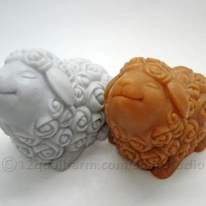 Leitrim Soaps Pair of Sheep (Grey &White)